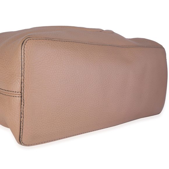 Gucci Tan Pebbled Leather Soho Hobo Bag - Picture 7 of 8